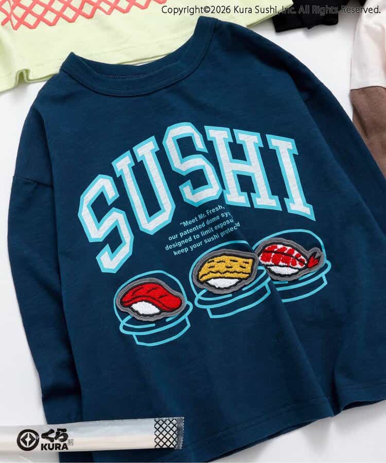 ★SALE★【リンク】防汚加工 くら寿司コラボ 4柄4色Tシャツ