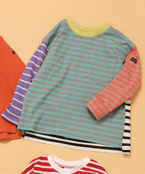 ★SALE★WEB限定 無地ボーダー長袖Tシャツ