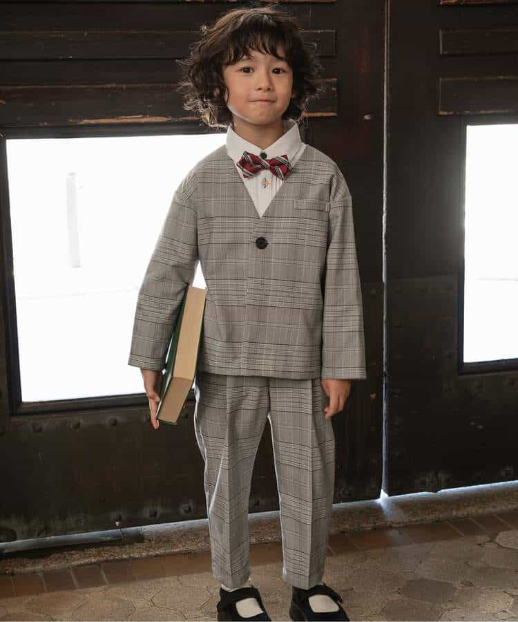 ＜フォーマル＞選べるボトム丈 BOYSセットアップ
