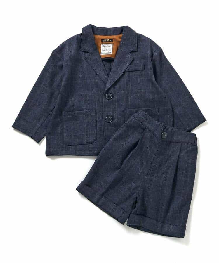 【WEB限定】選べるボトム丈 フォーマル男児セットアップ_978111