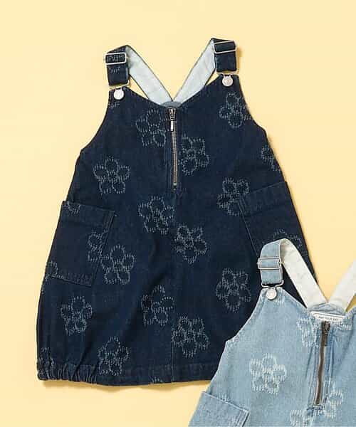 ★SALE★フラワーデニムジャンスカ