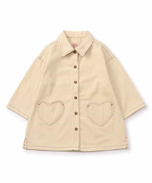★SALE★ハートポケットシャツワンピース