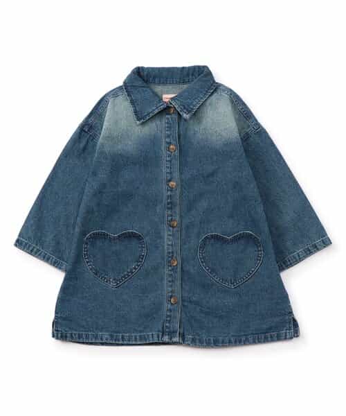 ★SALE★ハートポケットシャツワンピース