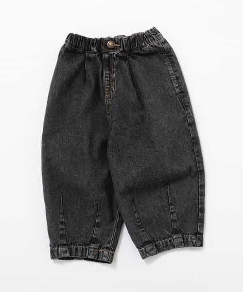 ★SALE★WEB限定  ルーズタックデニムパンツ  10分丈