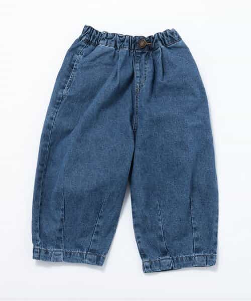 ★SALE★WEB限定  ルーズタックデニムパンツ  10分丈