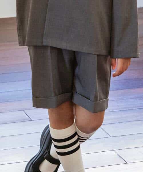 ＜フォーマル＞WEB限定  BOYSセットアップ　半パンツ  5分丈