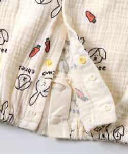 ★SALE★ねこ・うさぎガーゼ2WAYオール_714504
