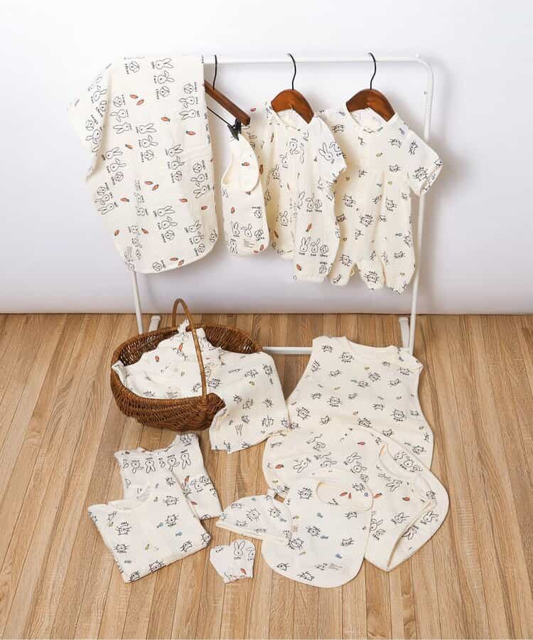 ★SALE★ねこ・うさぎガーゼ2WAYオール_714511