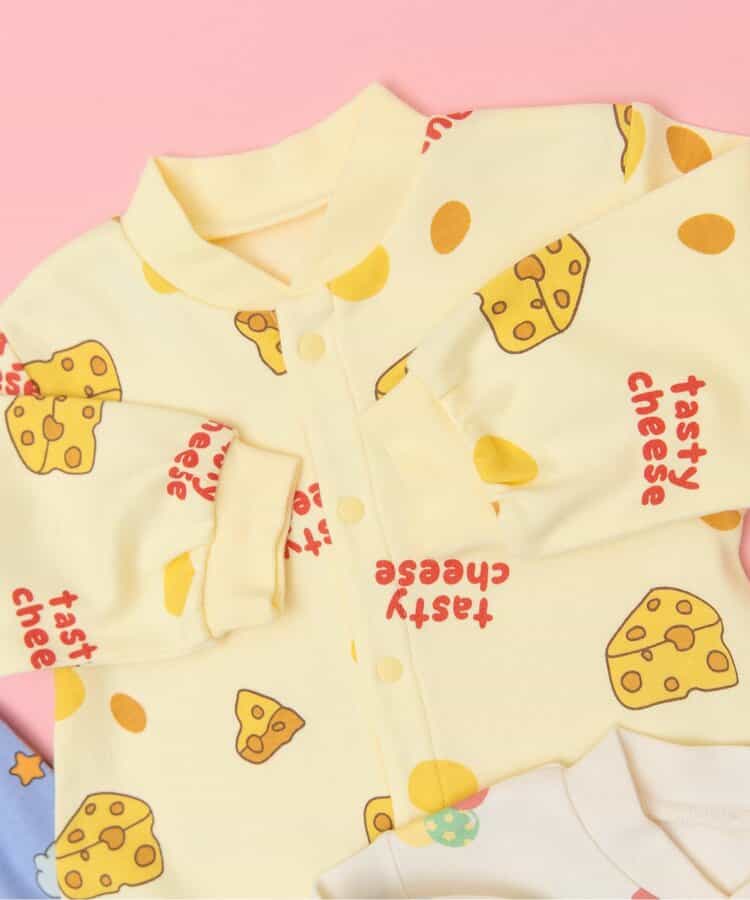 ★SALE★Bpop POP総柄スムースカバーオール