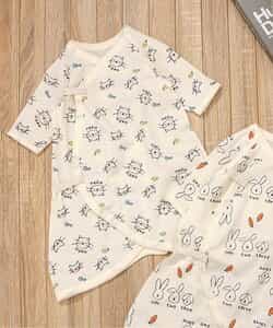 ★SALE★ねこ・うさぎガーゼコンビ肌着