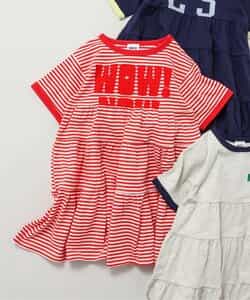 ★SALE★【リンク】リンガー配色3柄ロゴワンピース