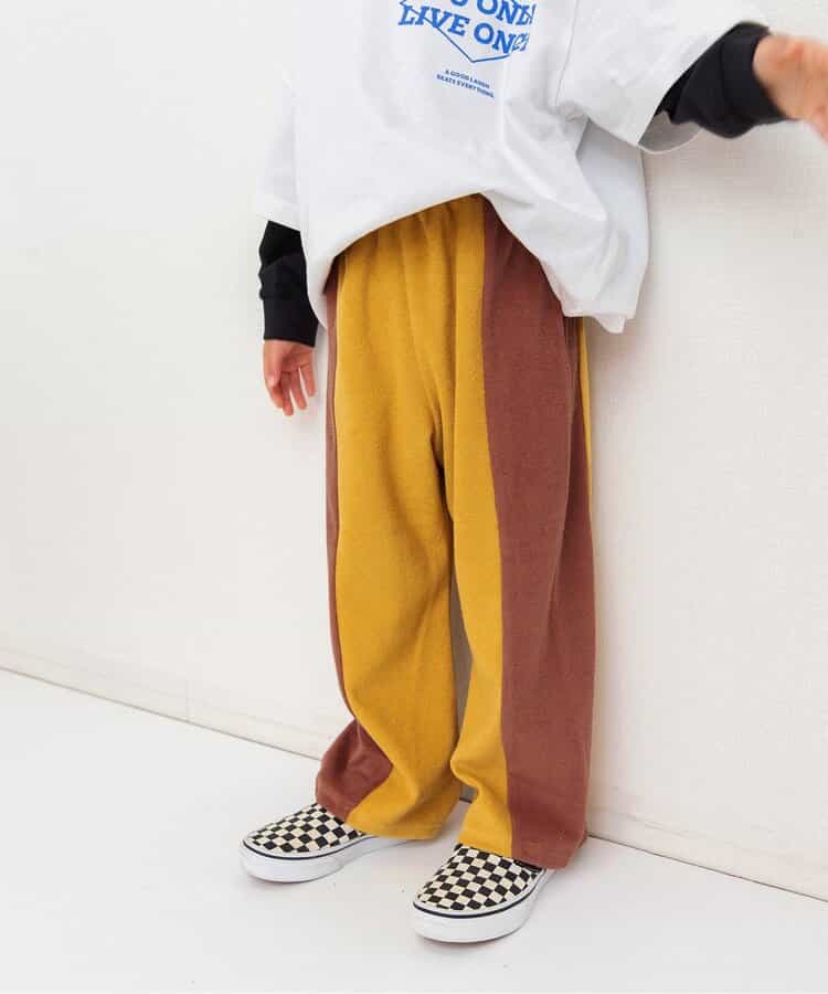 ★SALE★【リンク】サイドラインパイルパンツ（セットアップ可）  10分丈