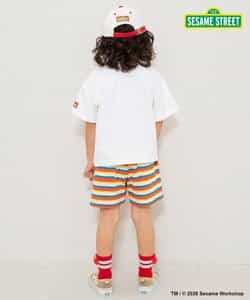 ★SALE★ボーダー＆ストライプハーフパンツ  4分丈_875868