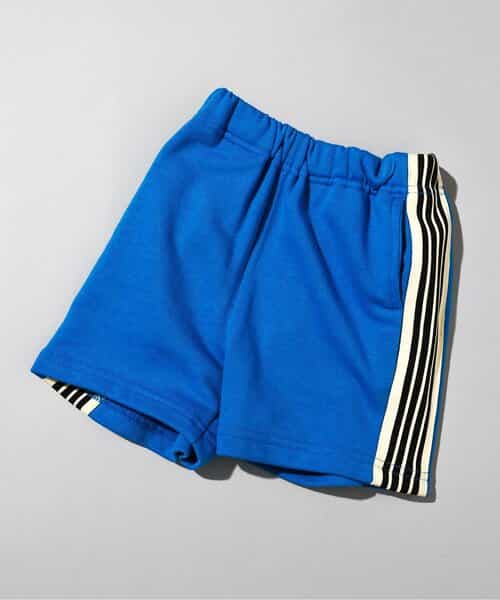 WEB限定  ラインハーフパンツ  4分丈