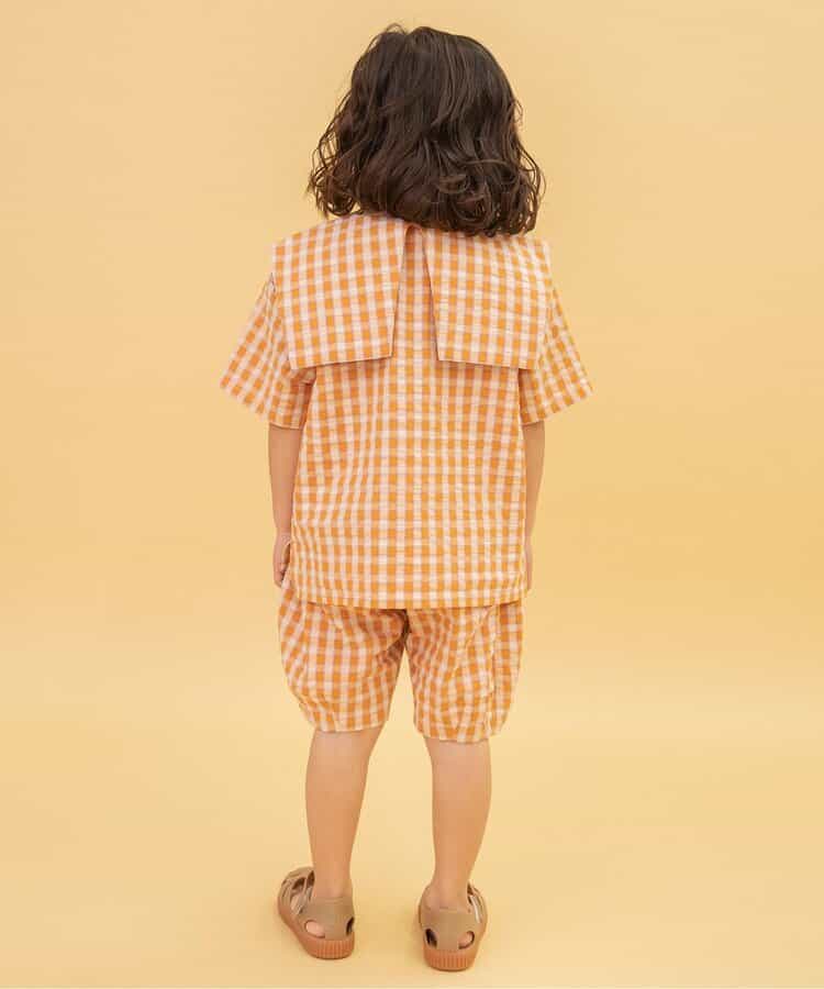 ★アウトレットセール★WEB限定 チェックバルーンハーフパンツ_530728