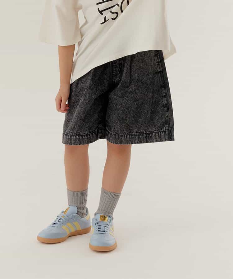 WEB限定  KUDOZ.B ボリュームタックデニムパンツ(ジュニア対応)