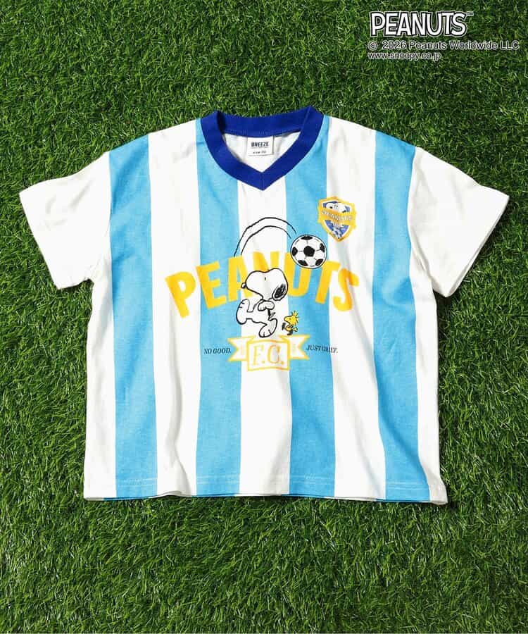 PEANUTS　サッカーユニフォーム風Tシャツ