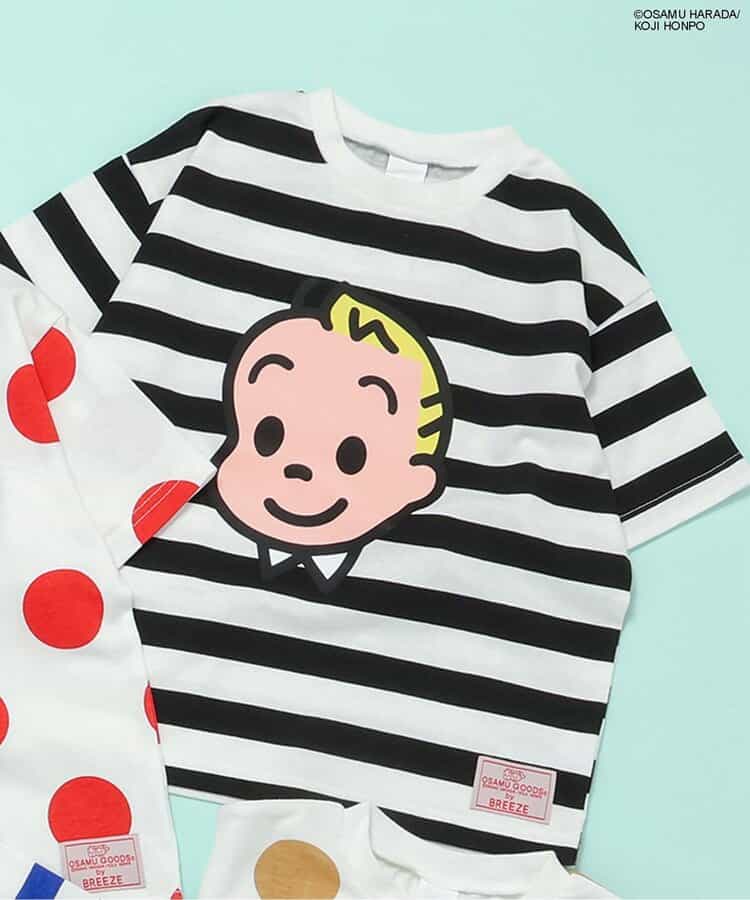 WEB限定 OSAMU GOODSコラボ ボーダー＆ドットTシャツ