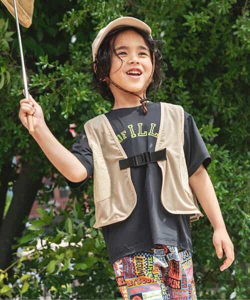 【UVカット/接触冷感】サマーエール 冷っほーい！保冷剤ベスト付きTシャツ