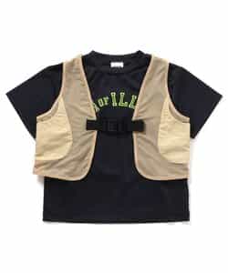 【UVカット/接触冷感】サマーエール 冷っほーい！保冷剤ベスト付きTシャツ_893489