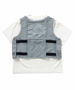 【UVカット/接触冷感】サマーエール 冷っほーい！保冷剤ベスト付きTシャツ_893496