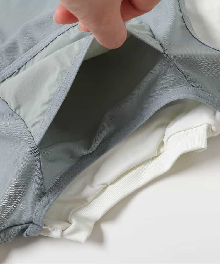 【UVカット/接触冷感】サマーエール 冷っほーい！保冷剤ベスト付きTシャツ_893499