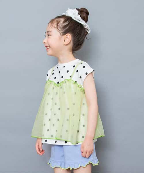 【リンク】チュールフレンチスリーブTシャツ