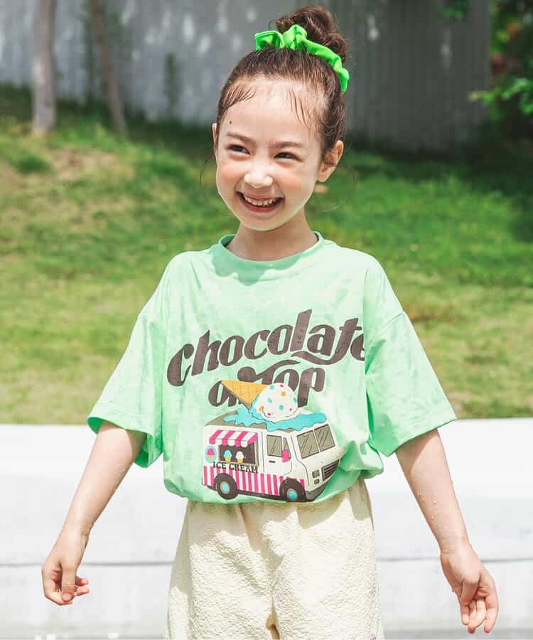 【UVカット/接触冷感】サマーエール 冷っほーい！Tシャツ(キッズサイズ)