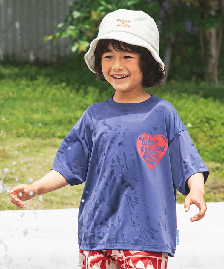 【UVカット/接触冷感】サマーエール 冷っほーい！Tシャツ(キッズサイズ)