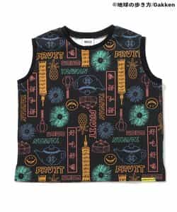 ★アウトレットセール★【地球の歩き方コラボ】あこがれ3都市ノースリ総柄Tシャツ_552096
