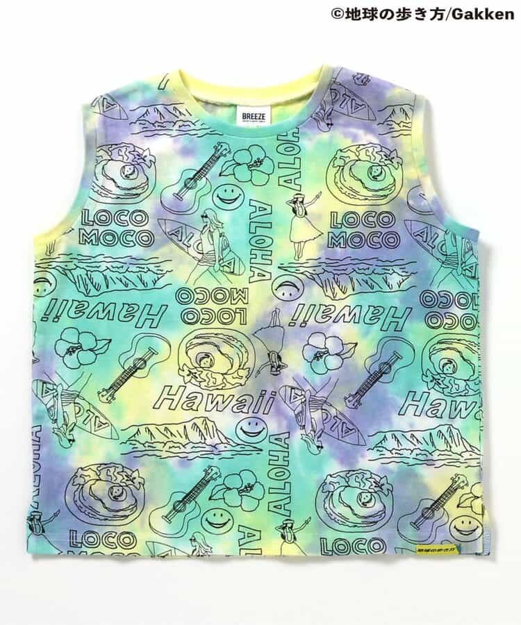 ★アウトレットセール★【地球の歩き方コラボ】あこがれ3都市ノースリ総柄Tシャツ_552098