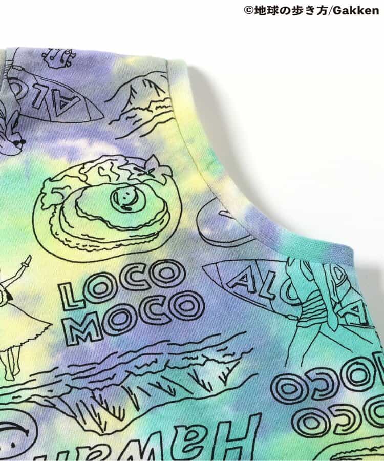 ★アウトレットセール★【地球の歩き方コラボ】あこがれ3都市ノースリ総柄Tシャツ_552101