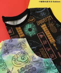 ★アウトレットセール★【地球の歩き方コラボ】あこがれ3都市ノースリ総柄Tシャツ_552107