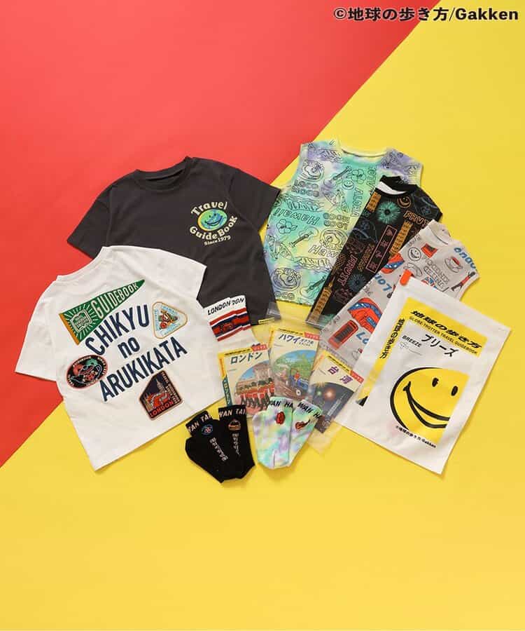 ★アウトレットセール★【地球の歩き方コラボ】あこがれ3都市ノースリ総柄Tシャツ_552111