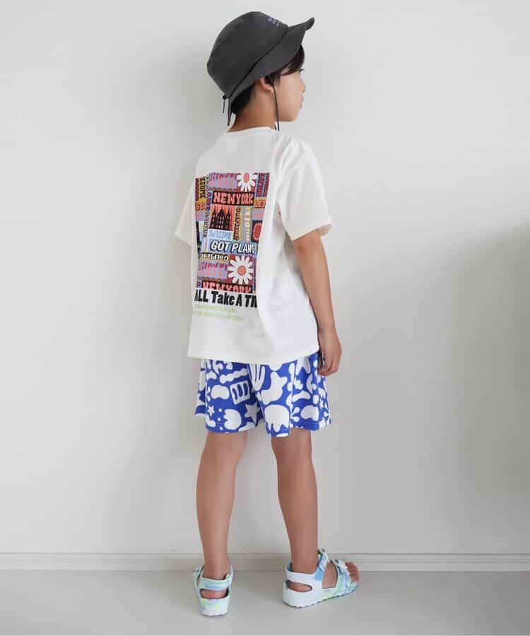 ★SALE★イロイロ柄ハーフパンツ  4分丈_907632