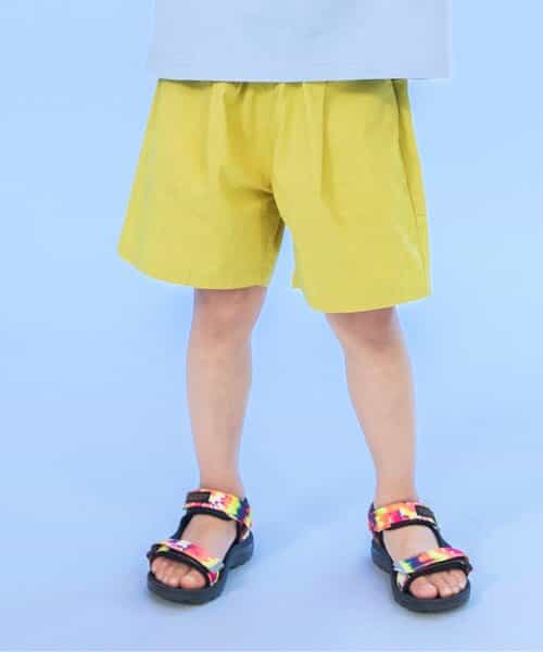 【接触冷感】サマーエール ネオンカラーストレッチパンツ  4分丈