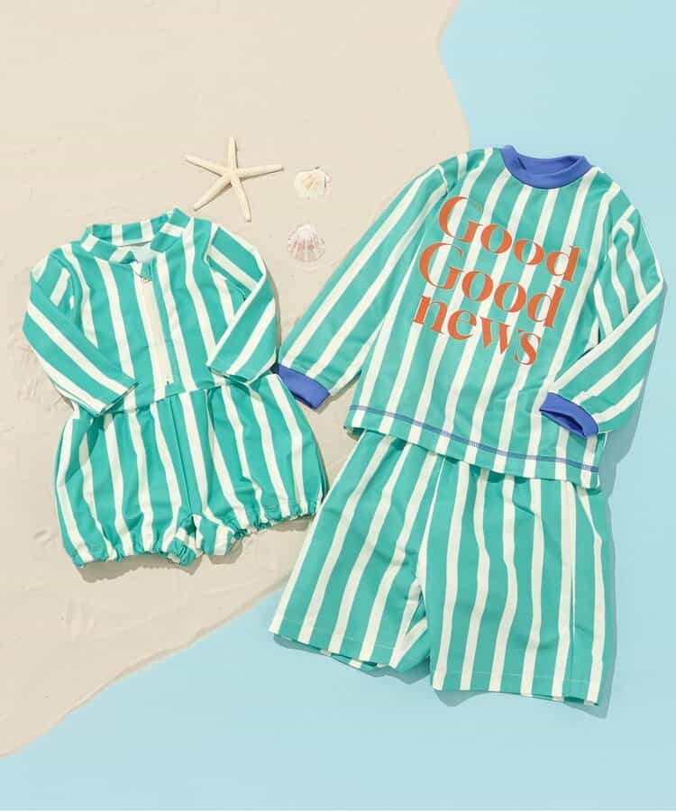 ★タイムセール★【リンク】わくわくベビー長袖水着_UVカット_778150