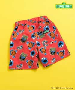 ★タイムセール★【UVカット】SESAME STREET わくわくビーチショーツ_水着 男の子