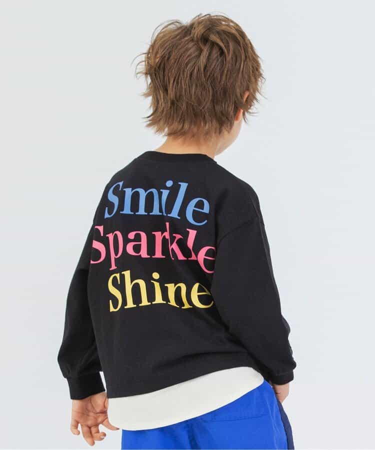 ゆったりバックプリントTシャツ