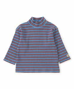 ハイネックリブボーダーTシャツ_955766