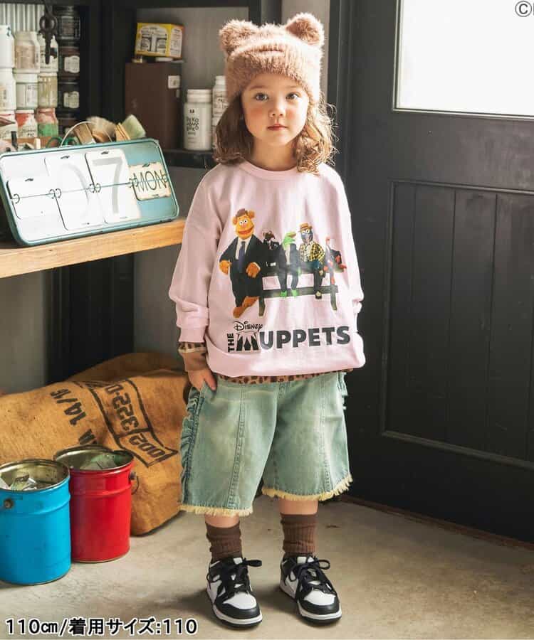 総柄ワッフルTシャツ_948948