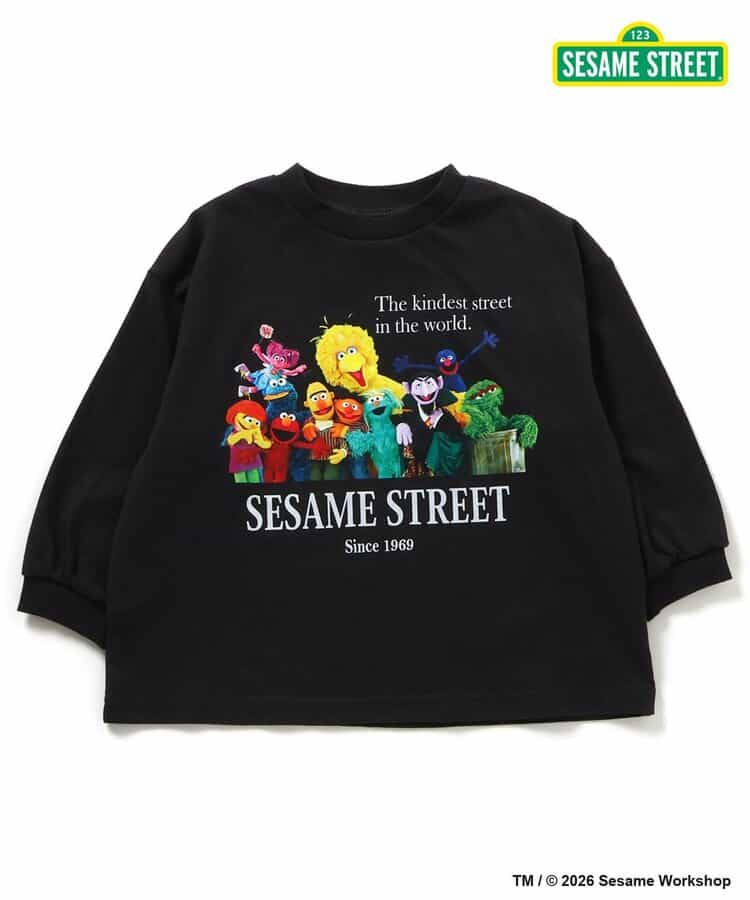 SESAME STREET フォトアート長袖Tシャツ_977452