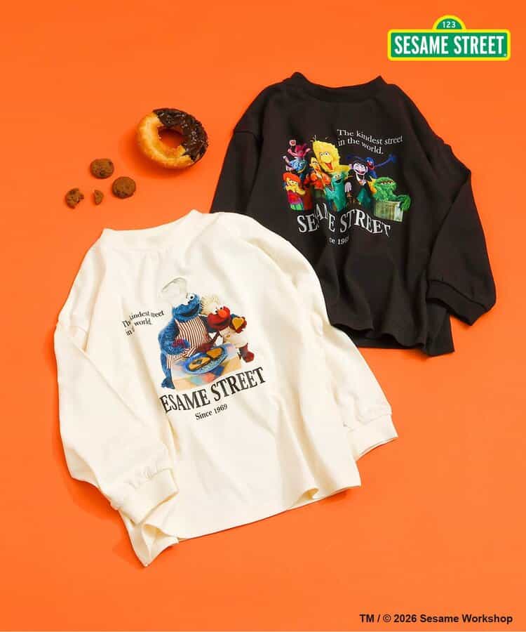 SESAME STREET フォトアート長袖Tシャツ_977455
