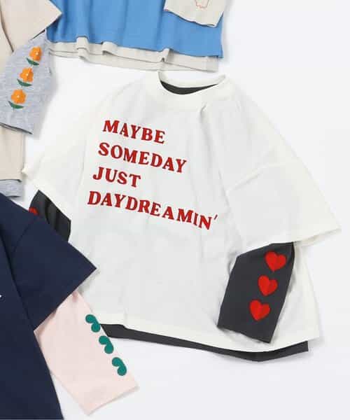 ★SALE★【2Pセット】3way袖プリントTシャツ
