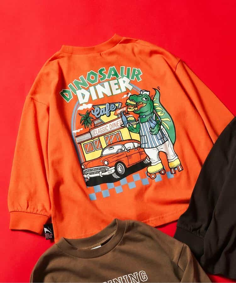 4色4柄ダイナソーバリエーションTシャツ_953457