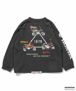 【リンク】Honda ヴィンテージグラフィック長袖Tシャツ(キッズサイズ)_937176