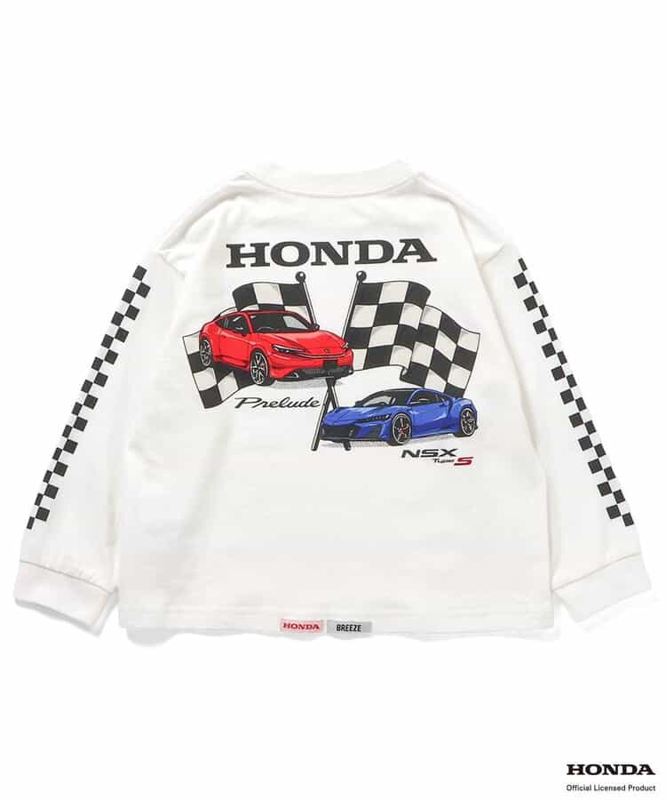 【リンク】Honda ヴィンテージグラフィック長袖Tシャツ(キッズサイズ)_937178