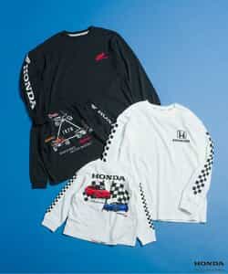 【リンク】Honda ヴィンテージグラフィック長袖Tシャツ(キッズサイズ)_937183