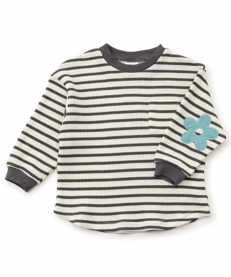 ★SALE★【リンク】いろいろパッチワッフルロンT