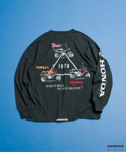 【リンク】Honda ヴィンテージグラフィック長袖Tシャツ(大人サイズ)